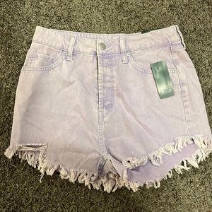 Wild Fable, size 10, purple jean shorts.